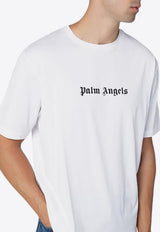 Palm Angels Classic Logo Crewneck T-shirt White PMAA089C99JER003/P_PALMA-0110