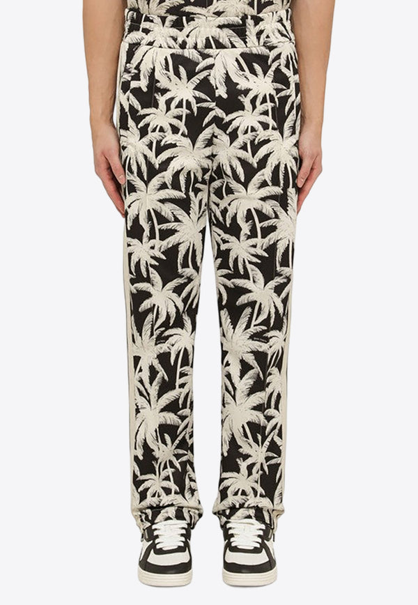 Palm Angels Palm Print Track Pants Monochrome PMCJ020R24FAB002/O_PALMA-1003