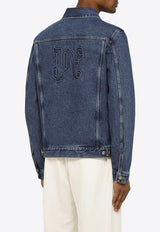 Palm Angels Monogram Denim Jacket Blue PMYE027R24DEN001/O_PALMA-4010