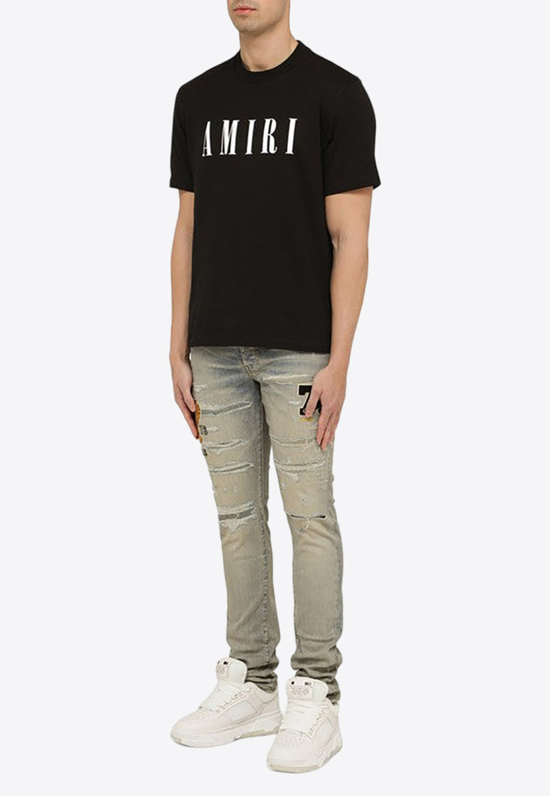 Amiri Logo-Embroidered Skinny Jeans PS24MDS014DE/O_AMIRI-406