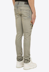 Amiri Logo-Embroidered Skinny Jeans PS24MDS014DE/O_AMIRI-406