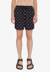 A.P.C. Bobby Bandana Motif Swim Shorts Black PSAIL-H10182BLACK