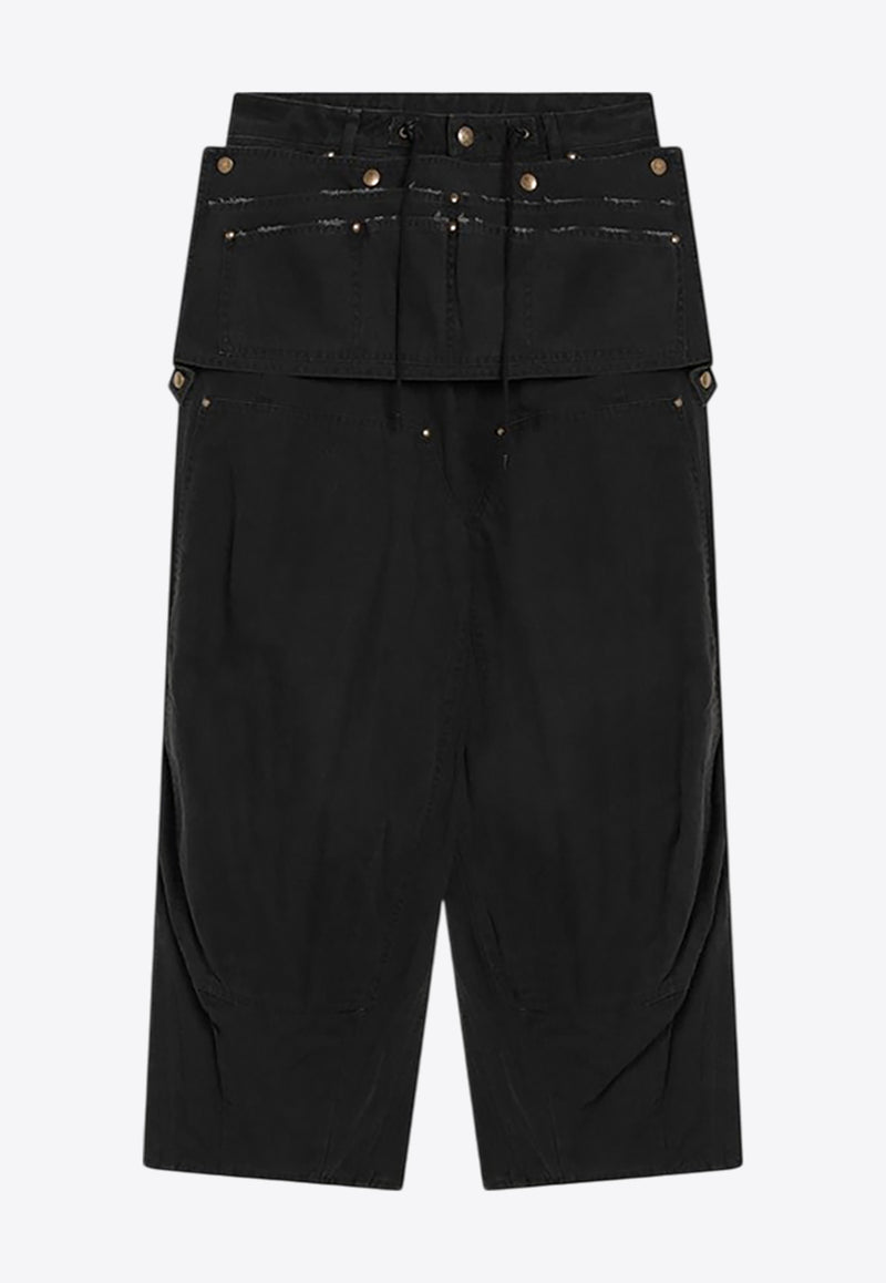 Needles Apron Cargo Pants Black PU194CO/P_NEEDL-BLK