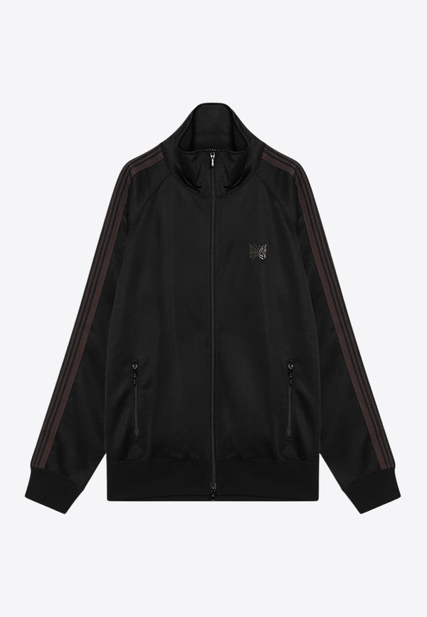 Needles Logo Embroidered Track Jacket Black PU271PL/P_NEEDL-BLK