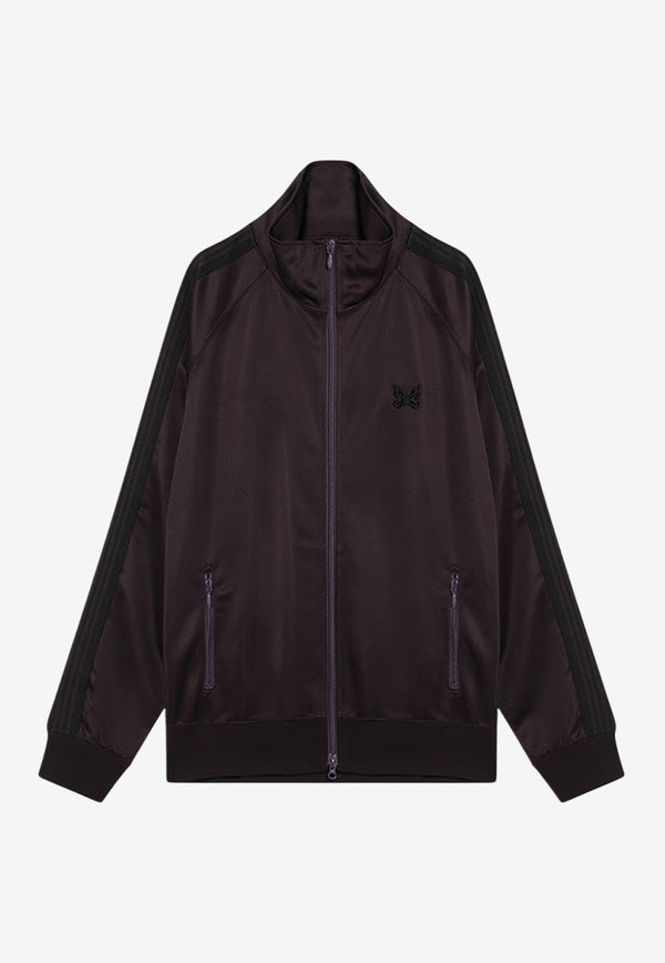 Needles Logo Embroidered Track Jacket Purple PU271PL/P_NEEDL-PU