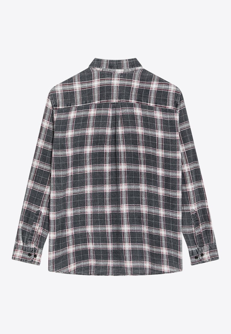 Needles Flannel Check Ribbon Shirt Multicolor PU350CO/P_NEEDL-AS