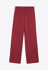 Palm Angels Side Stripe Logo Track Pants Red PWCJ010F24FAB002/P_PALMA-2703