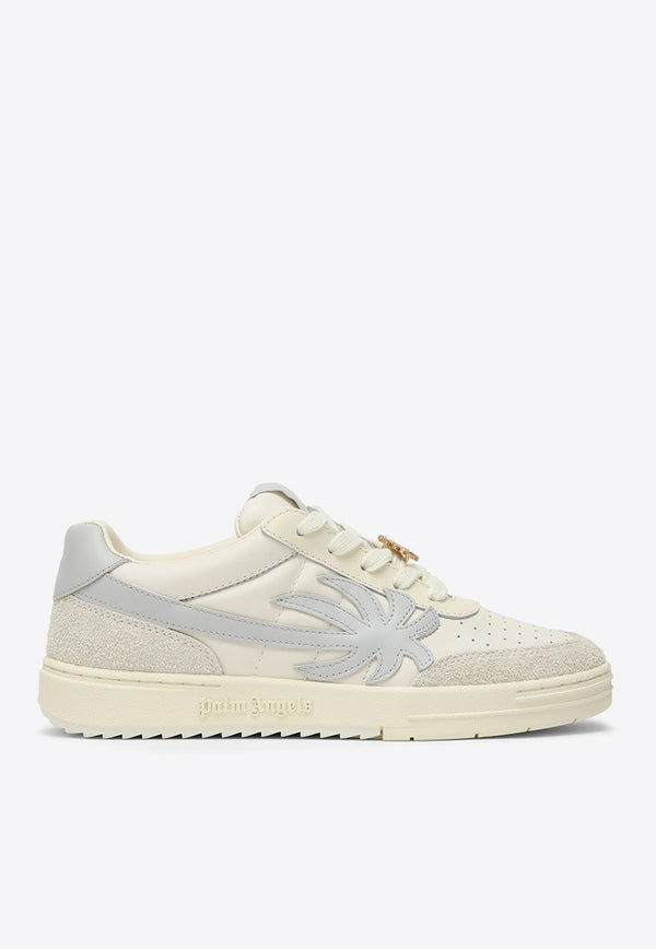 Palm Angels Palm Beach University Low-Top Sneakers Beige PWIA061S24LEA001/O_PALMA-6109