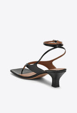 Paris Texas Portofino 55 Leather Thong Sandals Black PX1221XMNPA/O_PATEX-BLK