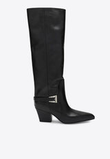 Paris Texas Jane 60 Leather Knee-High Boots Black PX1311XVT01/P_PATEX-BLK