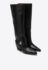 Paris Texas Jane 60 Leather Knee-High Boots Black PX1311XVT01/P_PATEX-BLK