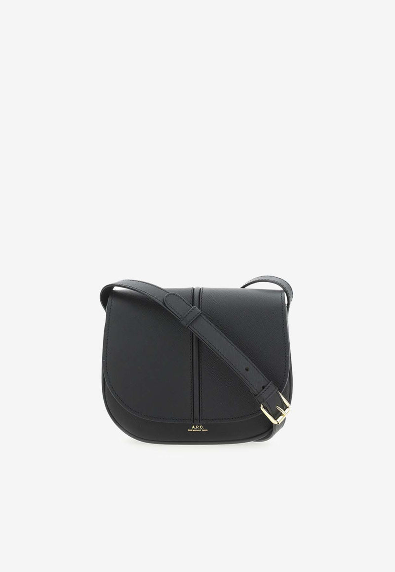 A.P.C. Betty Calf Leather Crossbody Bag Black PXBJQ_F61179_LZZ