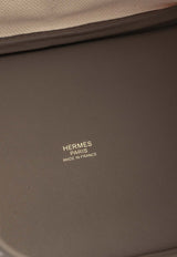 Hermès Picotin Cargo 18 in Ecru Toile and Etoupe Swift with Gold Hardware