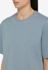 By Malene Birger Basic Crewneck T-shirt Light Blue Q70728014CO/O_BYMAL-2G6