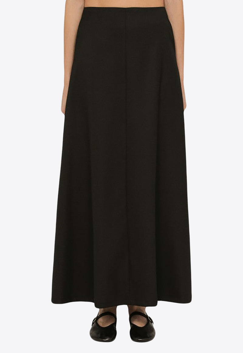 By Malene Birger Isoldas A-line Maxi Skirt Black Q71447027PL/O_BYMAL-050