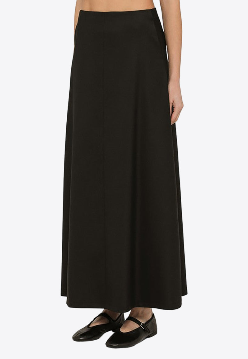 By Malene Birger Isoldas A-line Maxi Skirt Black Q71447027PL/O_BYMAL-050