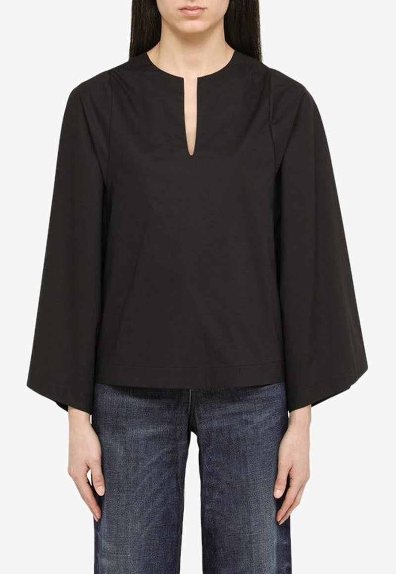 By Malene Birger Long-Sleeved Poplin Blouse Q71873009CO/M_BYMAL-050