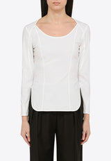 By Malene Birger Leyia Long-Sleeved Blouse White Q72079001CO/O_BYMAL-090