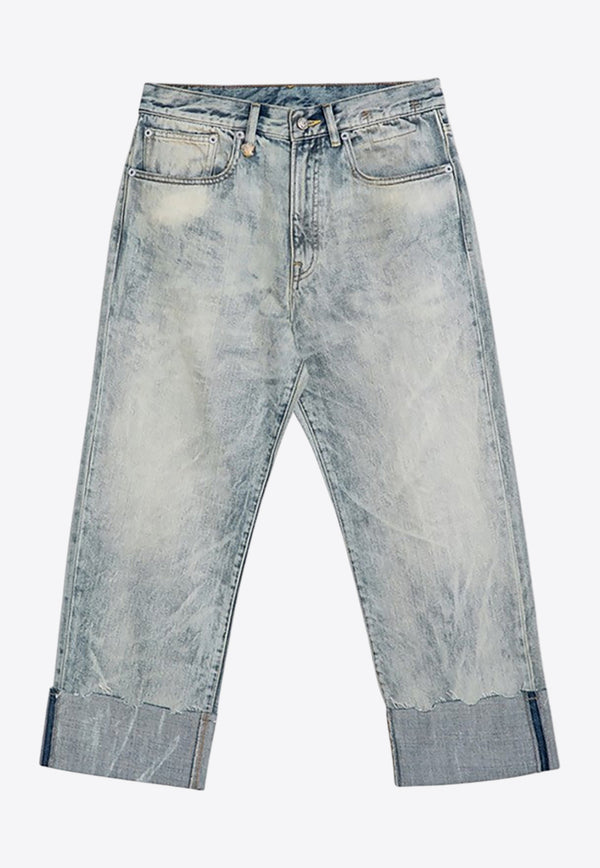 R13 Vintage Turn-Up Jeans Light Blue R13WD111DE/P_R13-D218C