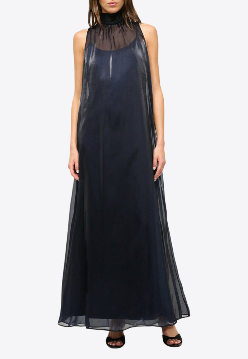 Staud Albee Maxi Dress Navy R24F2152DGNAVY