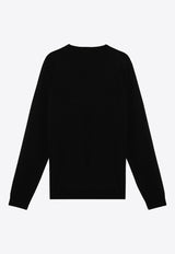 Roberto Collina Merino Wool Crewneck Sweater Black RA01001RA01/P_ROBER-09