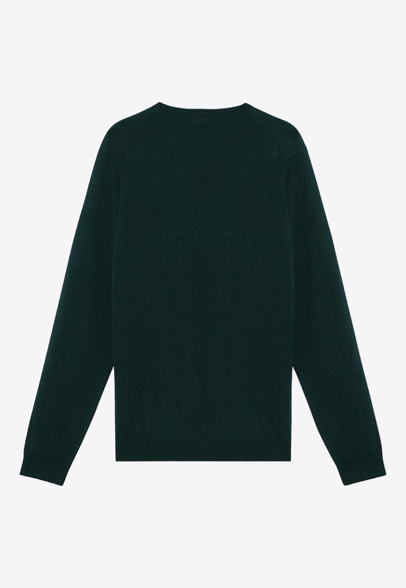 Roberto Collina Merino Wool Crewneck Sweater Green RA01001RA01/P_ROBER-26