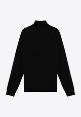 Roberto Collina Merino Wool Turtleneck Sweater Black RA01003RA01/P_ROBER-09