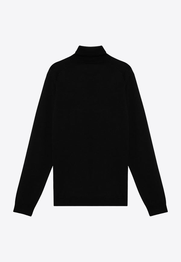 Roberto Collina Merino Wool Turtleneck Sweater Black RA01003RA01/P_ROBER-09