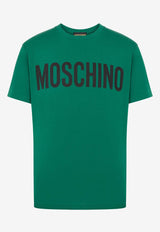 Moschino Logo Print Short-Sleeved T-shirt RA070170411389 1389 Green