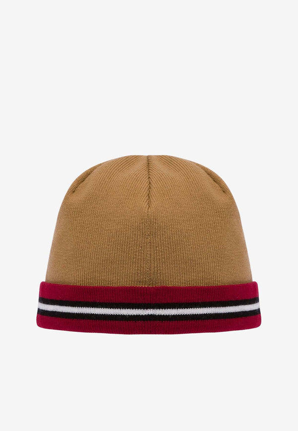 Moschino Logo Wool Beanie RA360370001085 1085 Brown