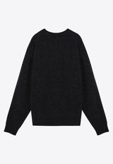 Roberto Collina Wool and Cashmere Crewneck Sweater Gray RA37401RA37/P_ROBER-21