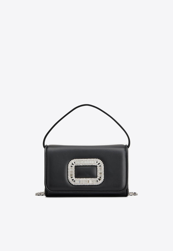 Roger Vivier Micro Pilgrim Crossbody Bag  Black RBWABDH0000YDR/Q_ROGVI-B999