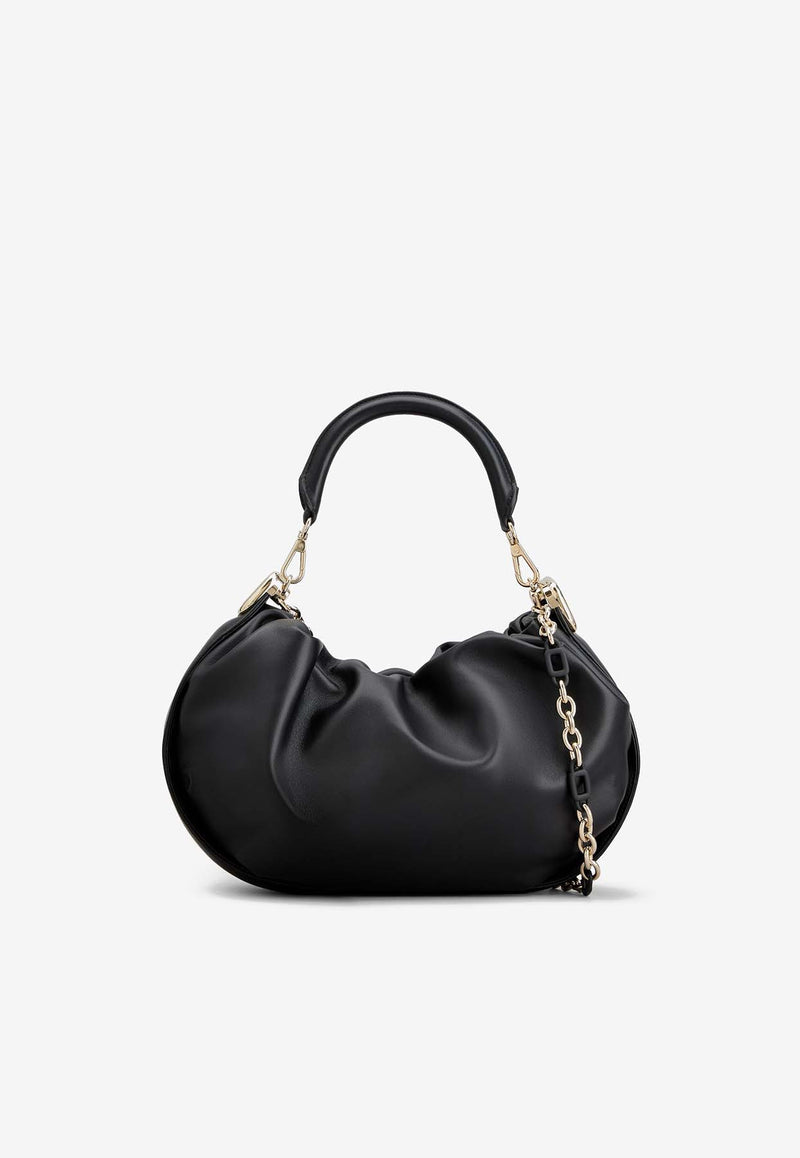 Roger Vivier Leather Hobo Top Handle Bag RBWAOGS0300YDR/Q_ROGVI-B999