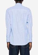 Moschino Striped Long-Sleeved Shirt RJ021770361294 1294 Blue