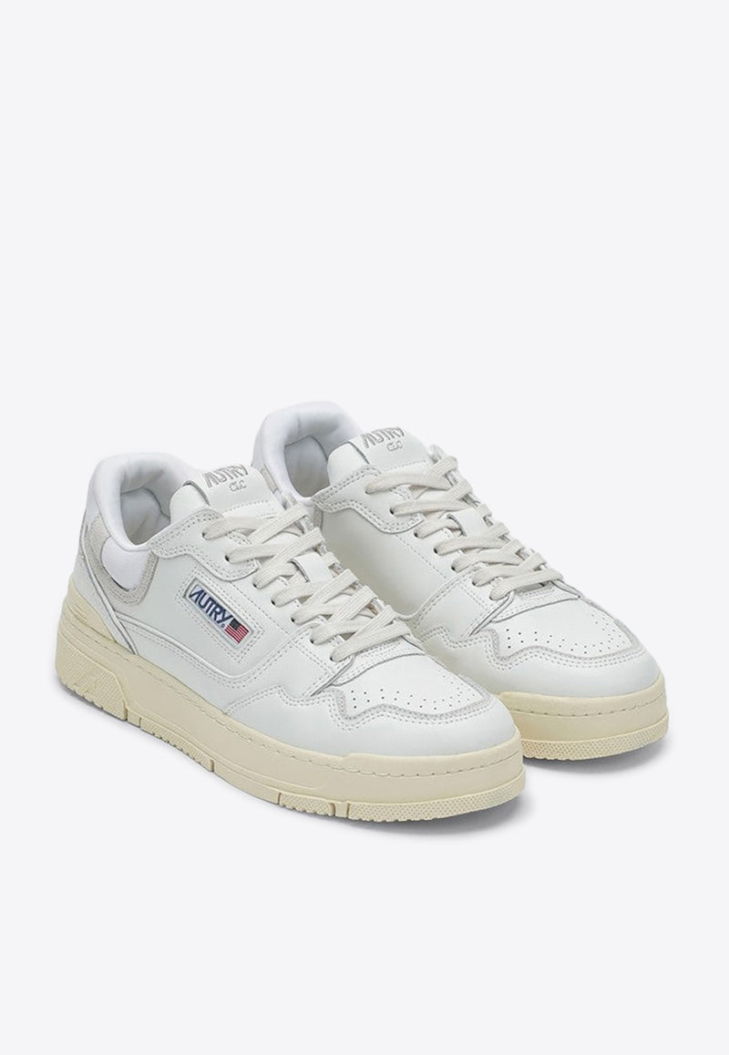 Autry CLC Leather Low-Top Sneakers White ROLMMM41/P_AUTRY-MM41