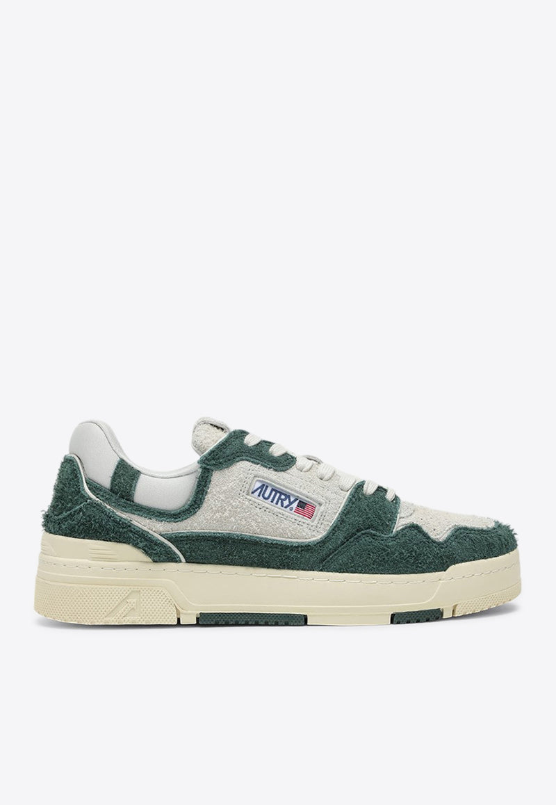 Autry CLC Suede and Mesh Sneakers Green ROLMSH05/P_AUTRY-SH05