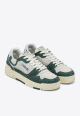 Autry CLC Suede and Mesh Sneakers Green ROLMSH05/P_AUTRY-SH05