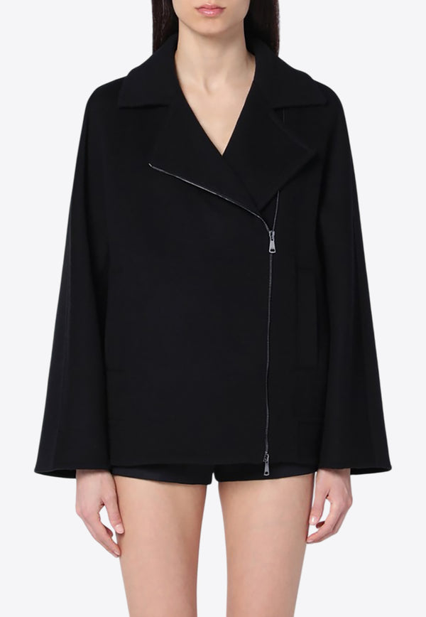 Max Mara Rotondo Wool Peacoat Black ROTONDOWO/P_MAXM-003