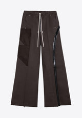 Rick Owens Bela Wide-Leg Pants Dark Brown RR02D6307CTWWTY/P_RICKO-240409