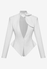 Dalood Ina Cut-Out Blazer White RS2509WHITE