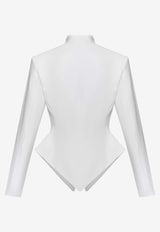 Dalood Ina Cut-Out Blazer White RS2509WHITE