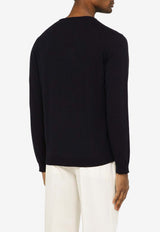 Roberto Collina Crewneck Basic Sweater Blue