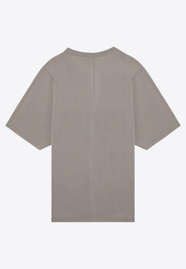 Rick Owens Oversized Crewneck T-shirt Beige RU02D6274JA/P_RICKO-08