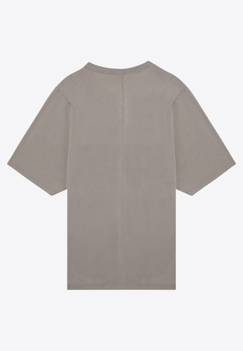 Rick Owens Oversized Crewneck T-shirt Beige RU02D6274JA/P_RICKO-08