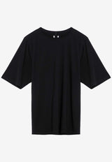 Rick Owens Oversized Crewneck T-shirt Black RU02D6274JA/P_RICKO-09