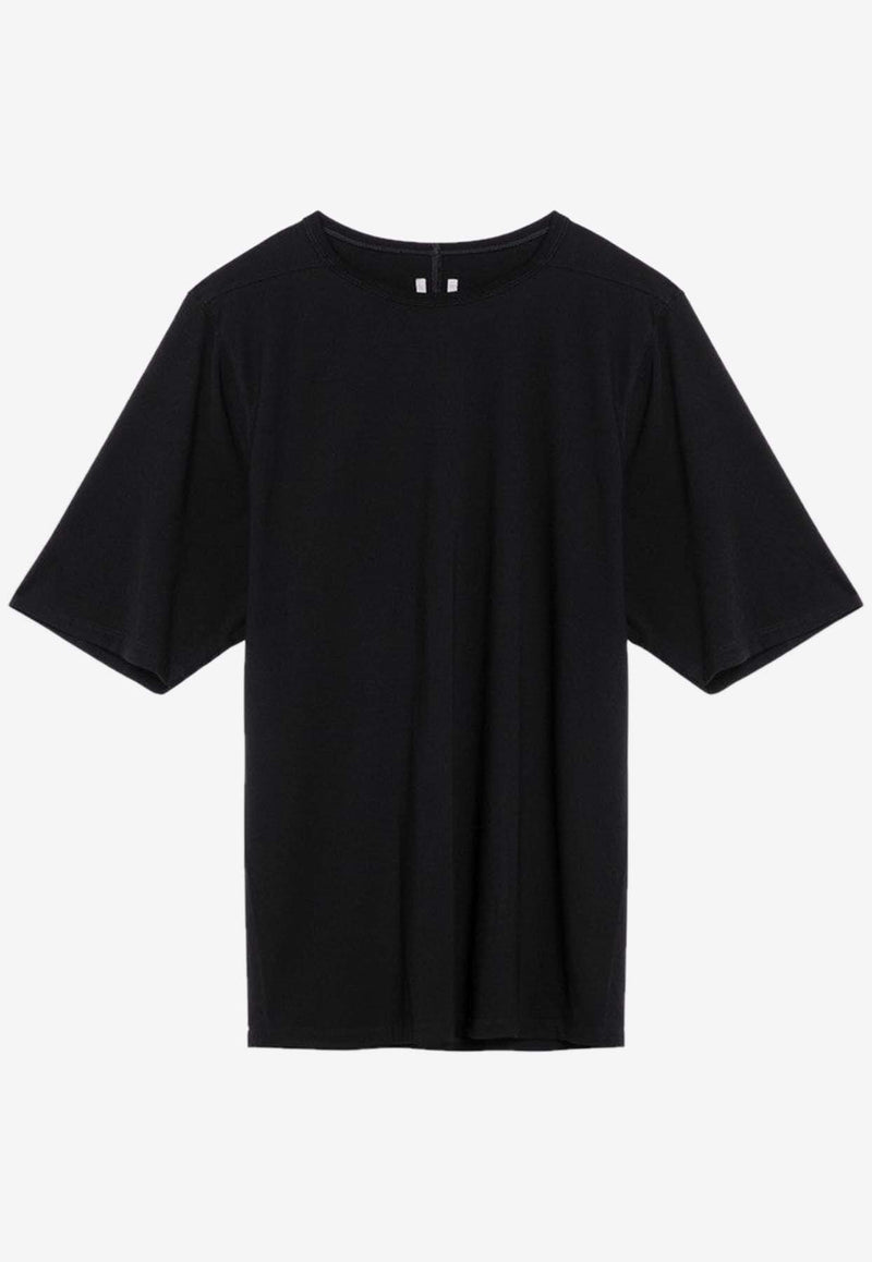 Rick Owens Oversized Crewneck T-shirt Black RU02D6274JA/P_RICKO-09