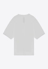 Rick Owens Oversized Crewneck T-shirt White RU02D6274JA/P_RICKO-11