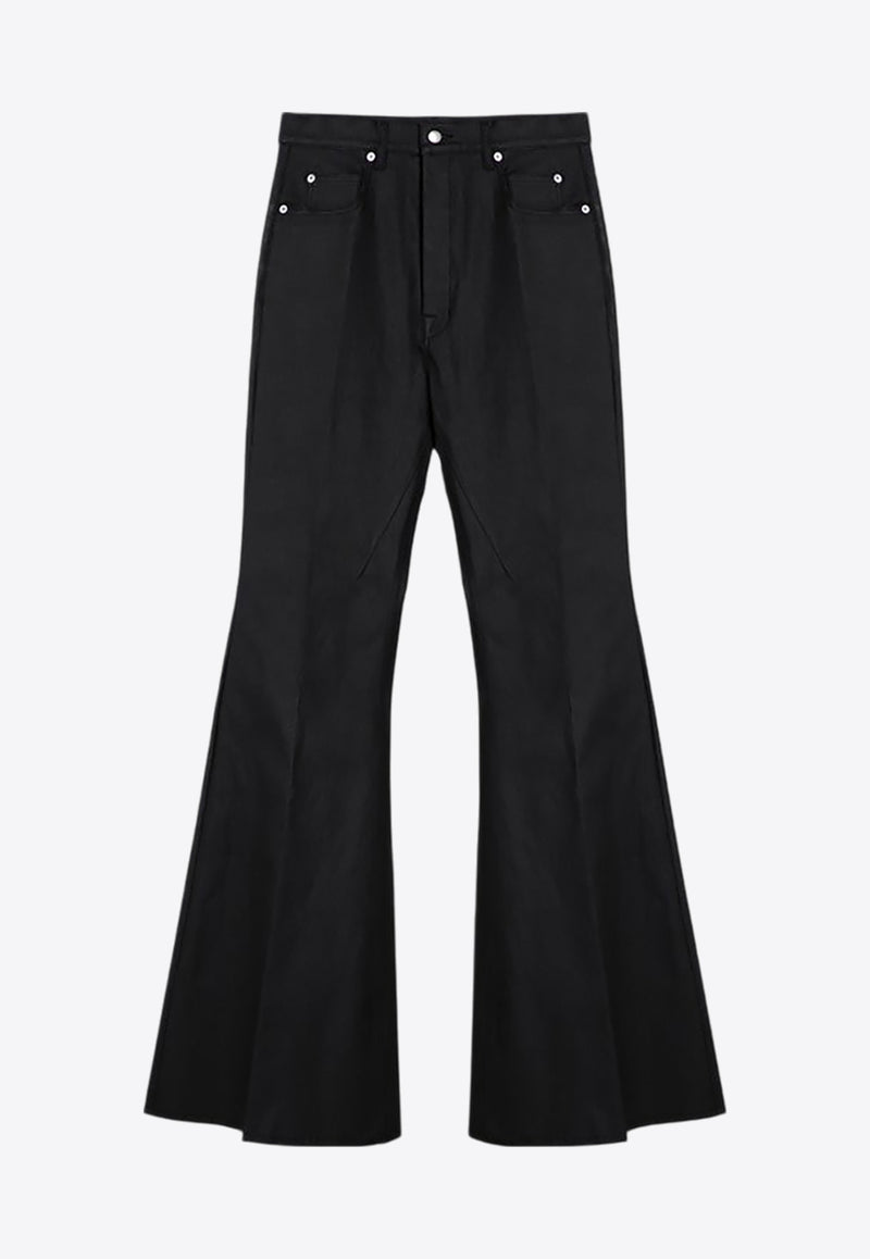 Rick Owens Bolan Boot-Cut Jeans  Black RU02D6335SMT/P_RICKO-09