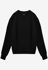 Rick Owens Fisherman Knitted Wool Sweater Black RU02D6649KWV/P_RICKO-09