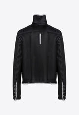 Rick Owens Porterville Bauhaus Shearling Jacket
 Black RU02D6768LSHM/P_RICKO-908